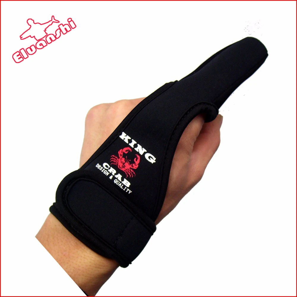 Sea Ice Rock Fly Single Finger Protector Gloves fingerless men For