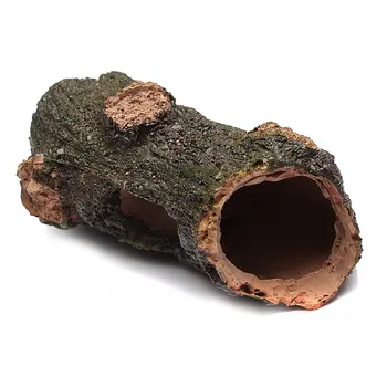 

Ornament Simulation Decoration Polyresin Hollow Trunk Tree Log Wood Fish Tank Aquarium