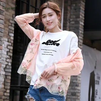 

Women Rose Transparent Bomber Rain and Sun Protective Ruffles Coat Cute Floral Print Sunscreen Jacket Kawaii Thin Hoddies Top