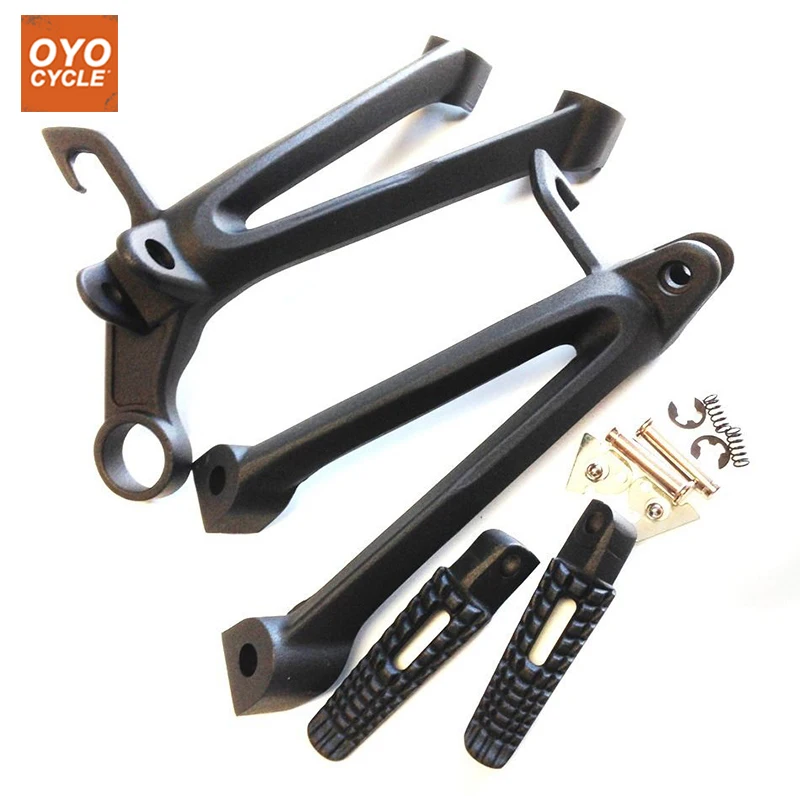 

Rear Passenger Foot Pegs For Suzuki GSXR 600 750 2008 2009 2010 Bracket Footrests Footpegs GSXR600 GSXR750 Foot Rests