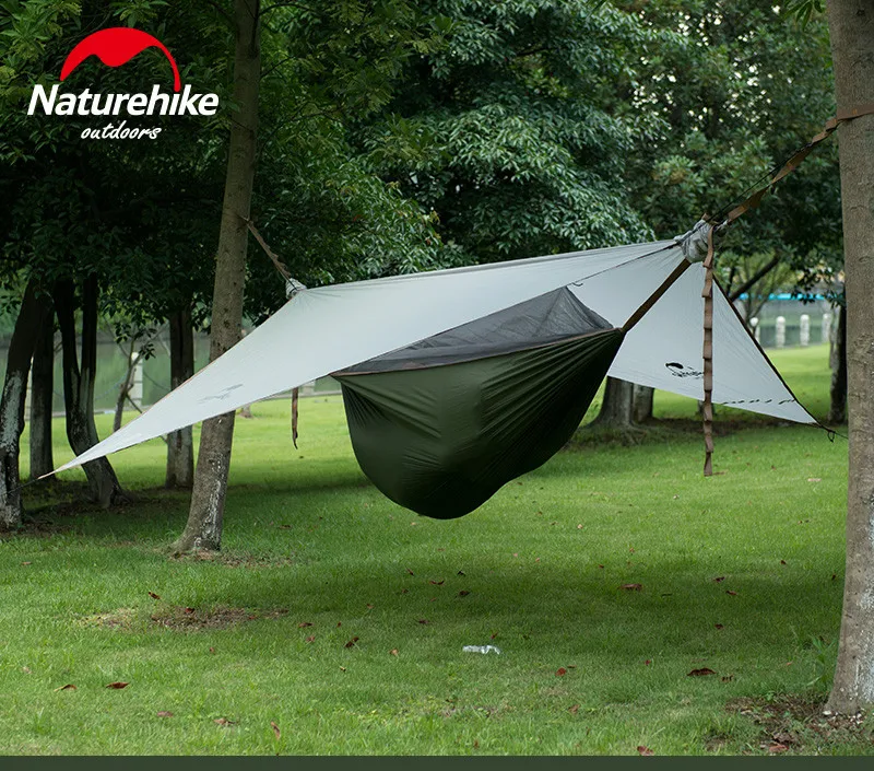 Naturehike открытый путешествия гамак палатка 20D силикатный нейлон 1 человек