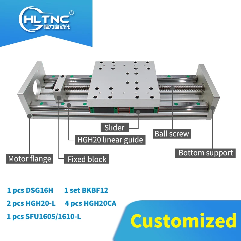 Free Shipping Z Axis Travel Motion Stage X Y Z Stage Table Hgr Linear Rail Sfu1605 1610 Ball Screw For Cnc Router Linear Guides Aliexpress