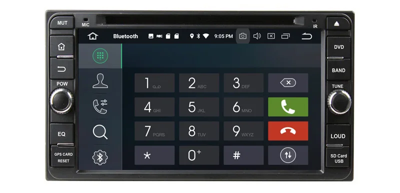 Excellent 100*200 MM size car dvd player for toyota universal Rav4 Corolla Vios Hilux Land Cruiser car audio stereo built in wifi RDS 10