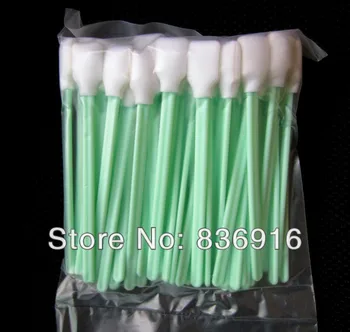 

Free Shipping -200 pcs digital printer cleaning swabs with foam tip compatible with eco-solvent and Water ink