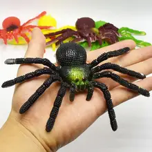 15 см моделирования поддельные реалистичная жуткий паук модель игрушки хэллоуинская шутка приколы вечерние забавная игрушка в подарок для детей