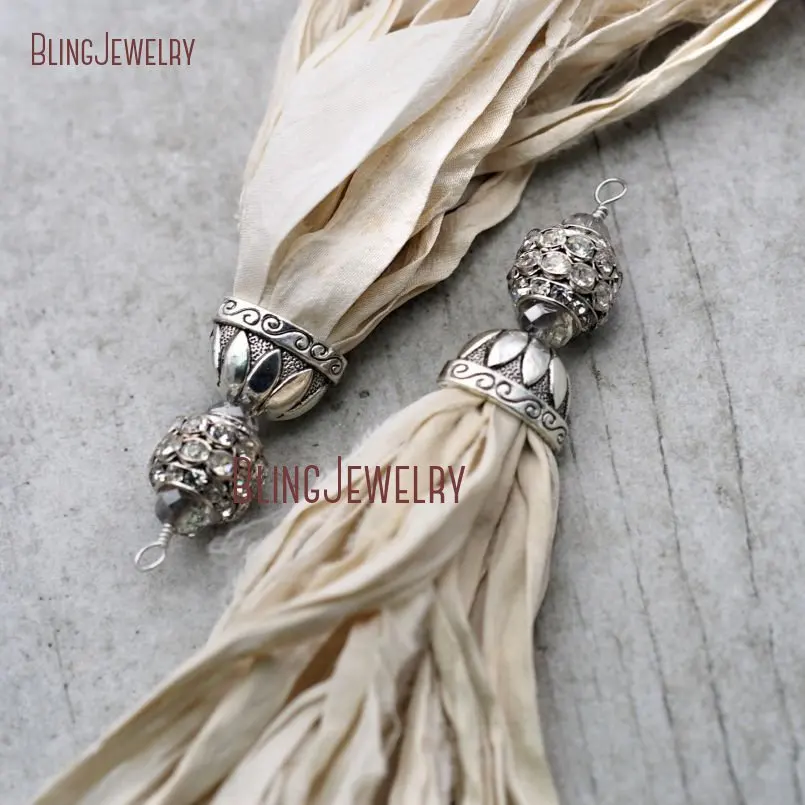 20171213-PM8966- Ivory Sari Silk Tassel Pendant Antique Silver_2