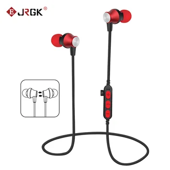 

JRGK MS-T2 Bluetooth Earphone Wireless Headset Stereo Handsfree Sweatproof Sports mp3 Studio Music for iPhone 6 7 Phone