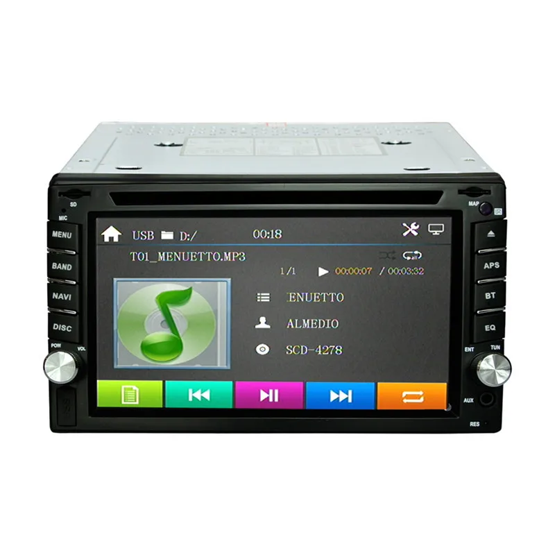 Universal 6 2 inches 2Din font b Car b font DVD GPS Navigation RM LC353 font