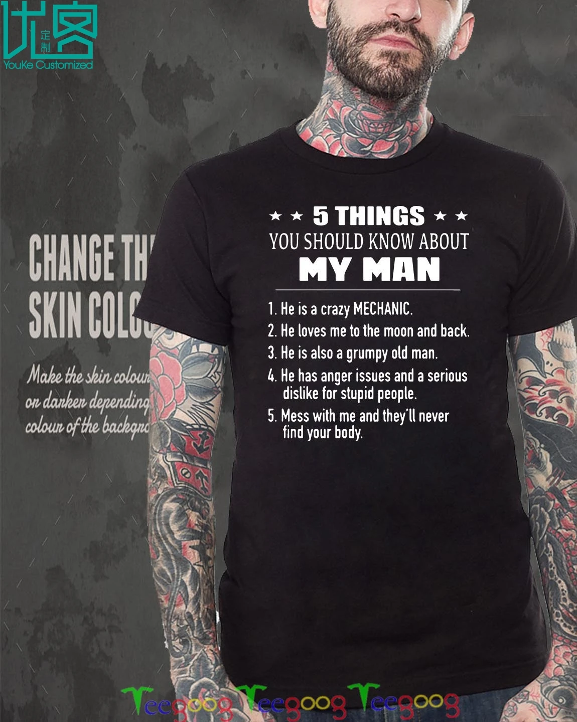 5 Things You Should Know About My Man He Is A Crazy Mechanic T-Shirt 2021 Summer Men's Short Sleeve | Мужская одежда