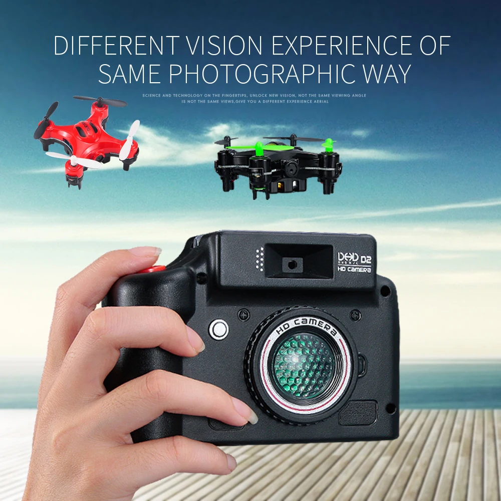 

DHD D2 Mini Drones with Camera HD Micro Remote Control Quadcopter Headless Mode RC helicopter VS JJRC H20 H8 Drone
