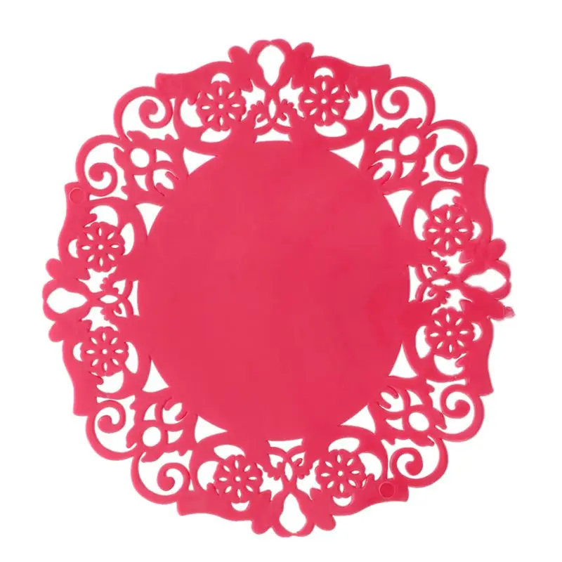 

1 pcs Retro Sweet Eye-Work Top Beverages Silicone Coasters Prevent Smooth