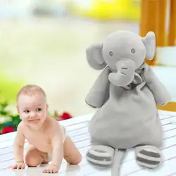 Дети мультфильм слон Узор Плюшевые игрушки куклы мультфильм комфорт Полотенца