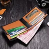 Bogesi Short Horizontal Vertical Design Men's Leather Purse Man Wallet Credit Card Holder For Male 5