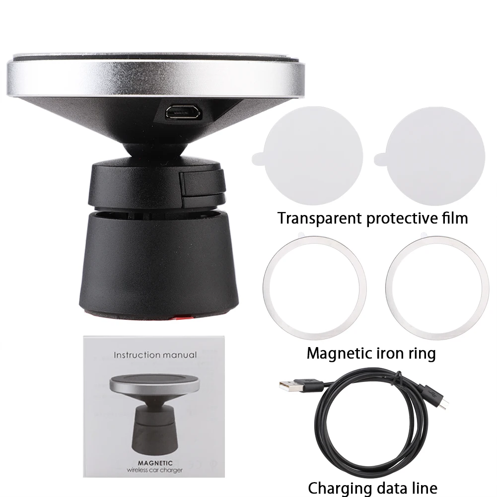 

Magnetic Qi Wireless Charger Air Vent Stand Dashboard Quick Charge Qi Car Wireless Charger For iPhone Xs Max Xr X Samsung S10 S9