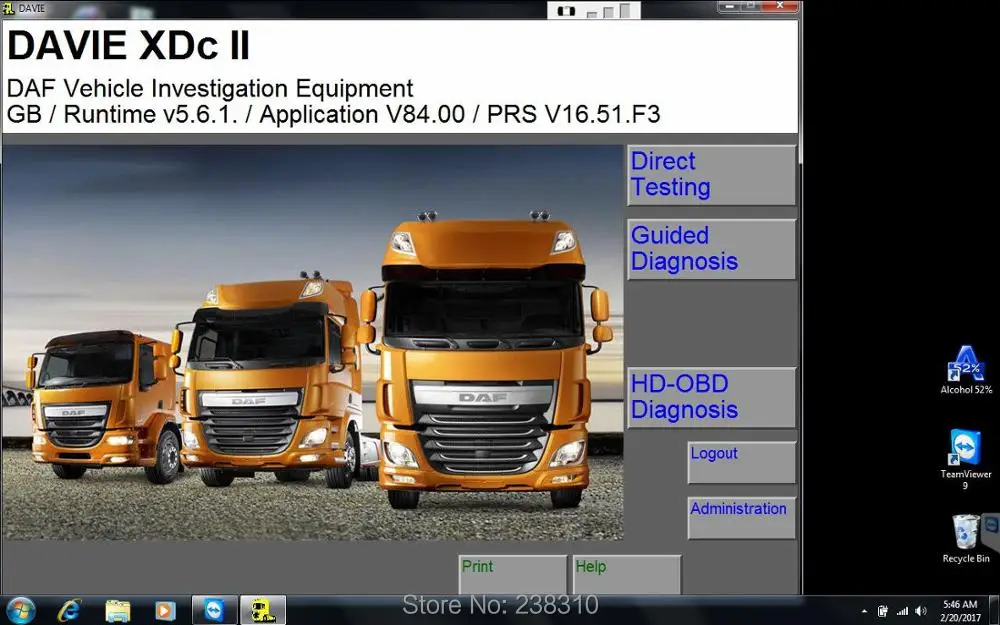 

Davie XDc II Runtime 5.6.1 (Windows 7 supported)+license for Daf
