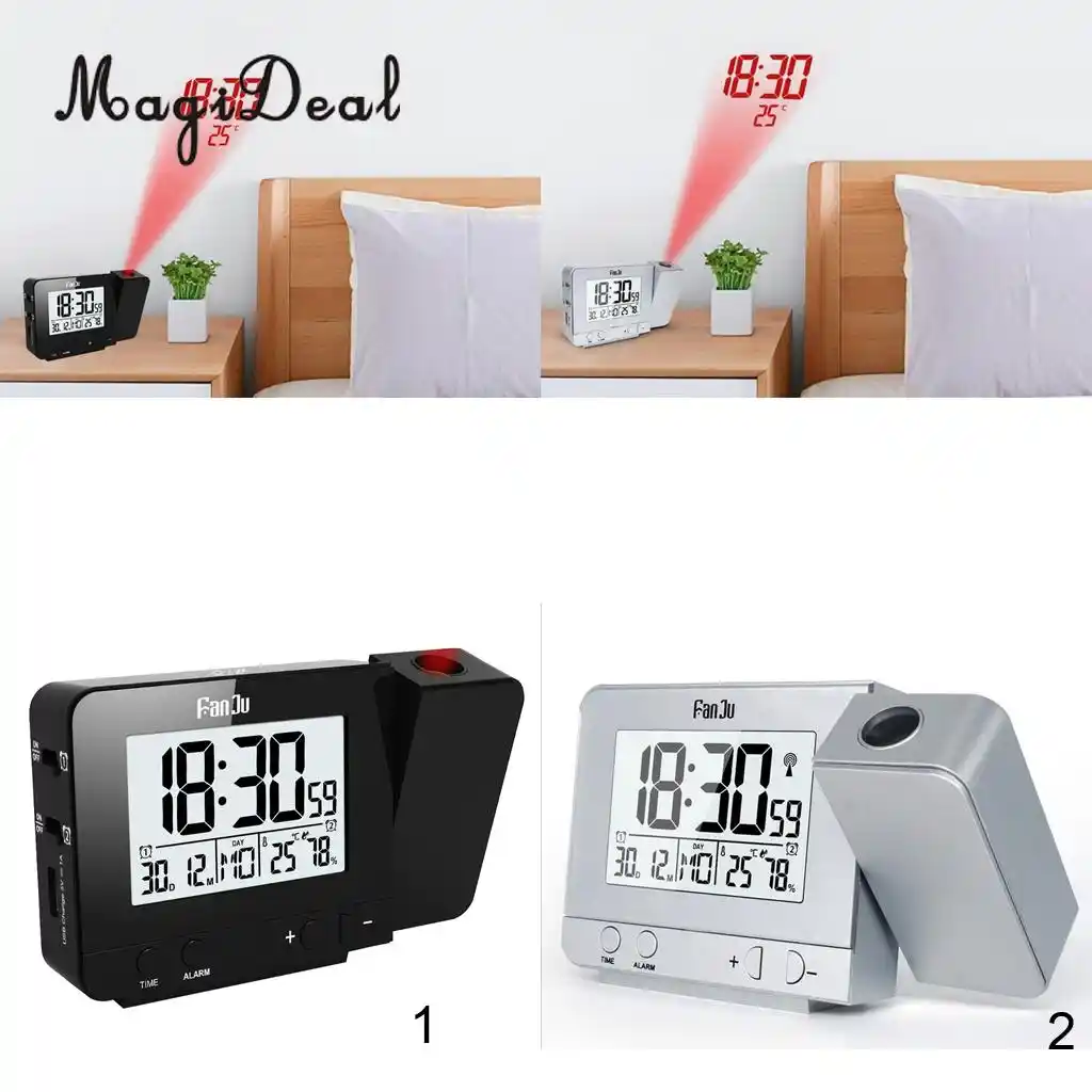 Digital Projection Alarm Clock Led Wall Ceiling Display Projector Digital Projection Alarm Clock Led Wall