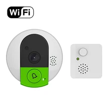 CE Высокое качество 720 P обнаружения движения сигнализации Wi-Fi Смарт-дверной звонок телефон Системы Видео дверной глазок