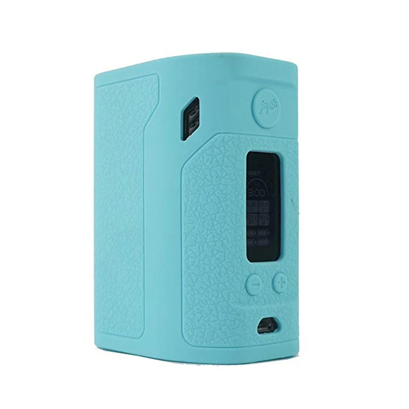 2 шт Wismec рел RX300 TC 300w коробка мод резиновый силиконовый чехол/крышка/кожа/корпус/рукав/наклейка для Wismec рел RX 300