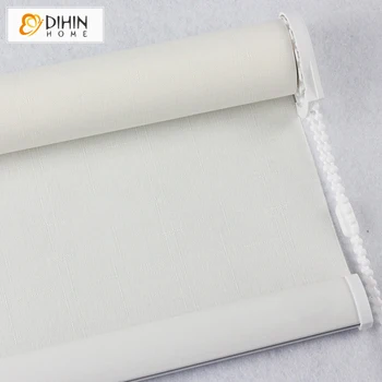 

Hot Sales Included Curtains 45-50% Blackout Thicking Roller Shutter Double Layer Shade Blinds Half Blackout Finished Curtain