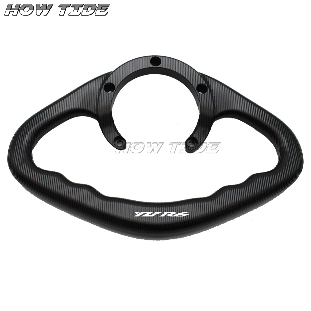 

YZF R6 2000-2014 2013 Motorcycle Accessories CNC Passenger Handgrips Hand Grip Tank Grab Bar Handles Armrest For Yamaha R6