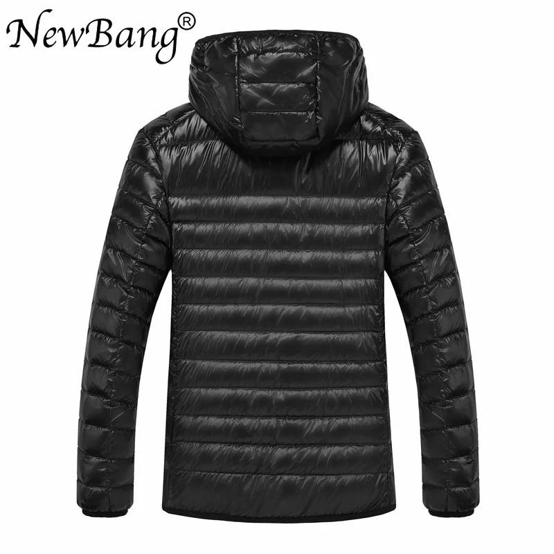 Бренд NewBang 8XL 9XL 10XL 11XL Мужской Ультра светильник куртка пуховик с утиным пухом