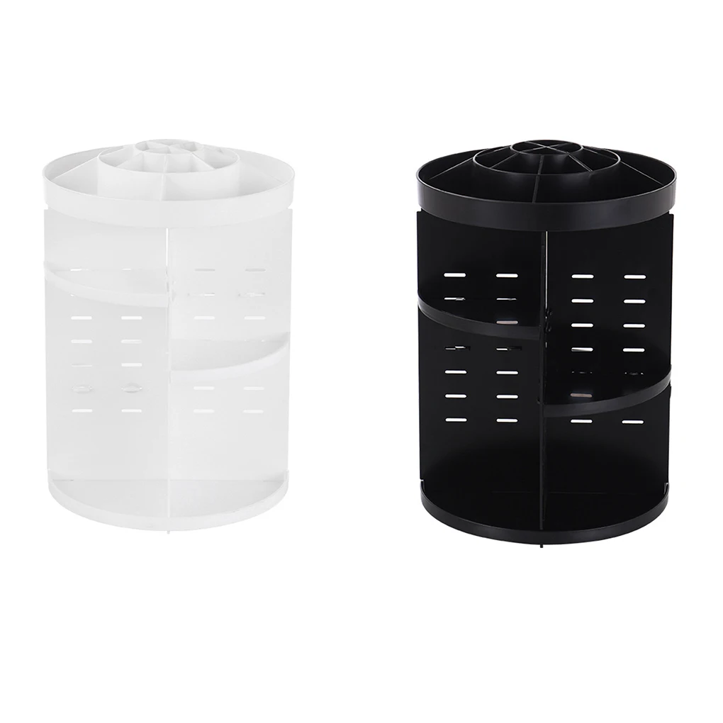 

2 Colors 23*33.5cm 360 Degree Rotating Makeup Organizer Multifunction Jewelry Cosmetic Lipstick Brushes Make Up Holder