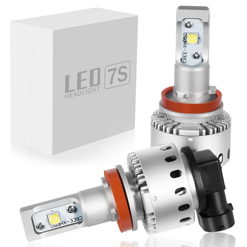 

PAMPSEE 7S LED Car Headlight Bulb Sse Cree XHP50 Chips 80W 8000LM 6500K Auto Led Headlamp Car Styling H4/H7/H11/H13/9005/9006