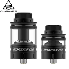 Augvape Boreas V2 RTA Atomizer Tank 2.5ml 5ml Capacity Angled Upwords Airflow 810 Derlin Drip Tip & 510 Adapter Vape Tank RTA Augvape Boreas V2 RTA Atomizer Tank 2.5ml 5ml Capacity Angled Upwords Airflow 810 Derlin Drip Tip & 510 Adapter Vape Tank RTA
