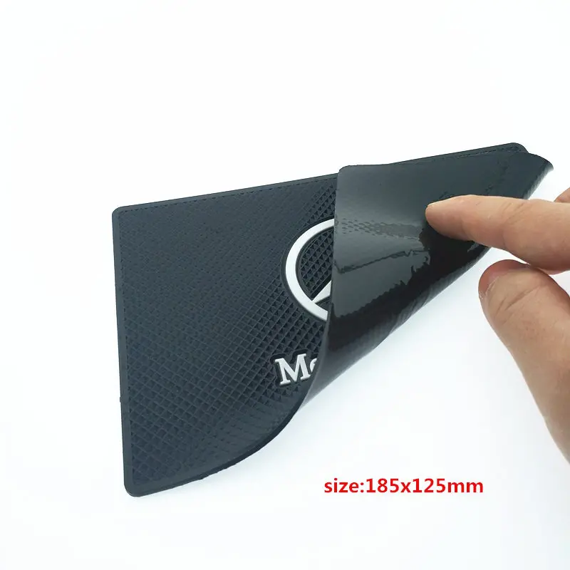 

Car Logo Anti Slip Mat GPS Phone Holder Non-Slip Mat Pad for Mercedes Benz AMG A B C CLA CLC CLS CLK W202 W210 C260