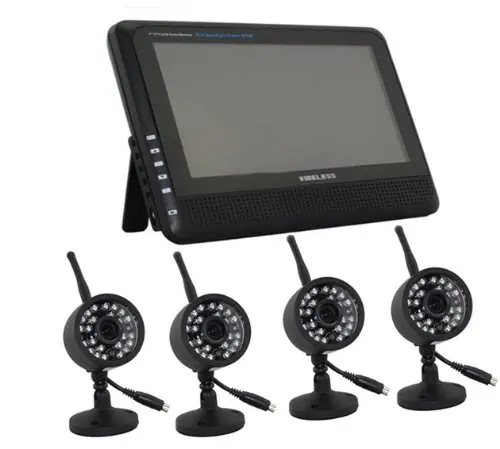 HBUDS Digital Wireless DVR Security System, SD Card ...
