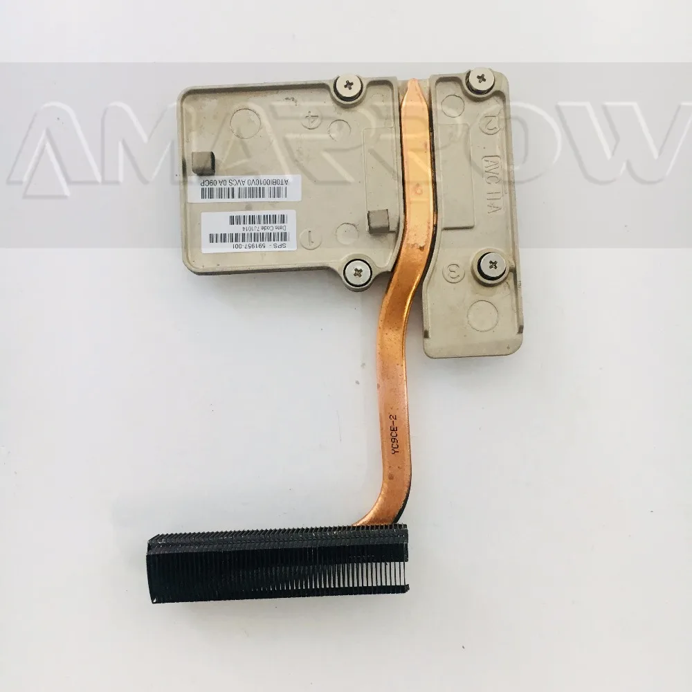 

Original free shipping for HP CQ41 DV4 DV4-2000 cooling heatsink 591957-001