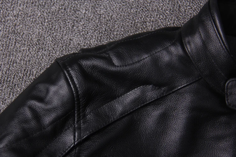 Free shipping.plus size classic men cow leather Jackets,men's genuine Leather biker jacket.Brand motor leather coat genuine leather genuine fur coats & jackets