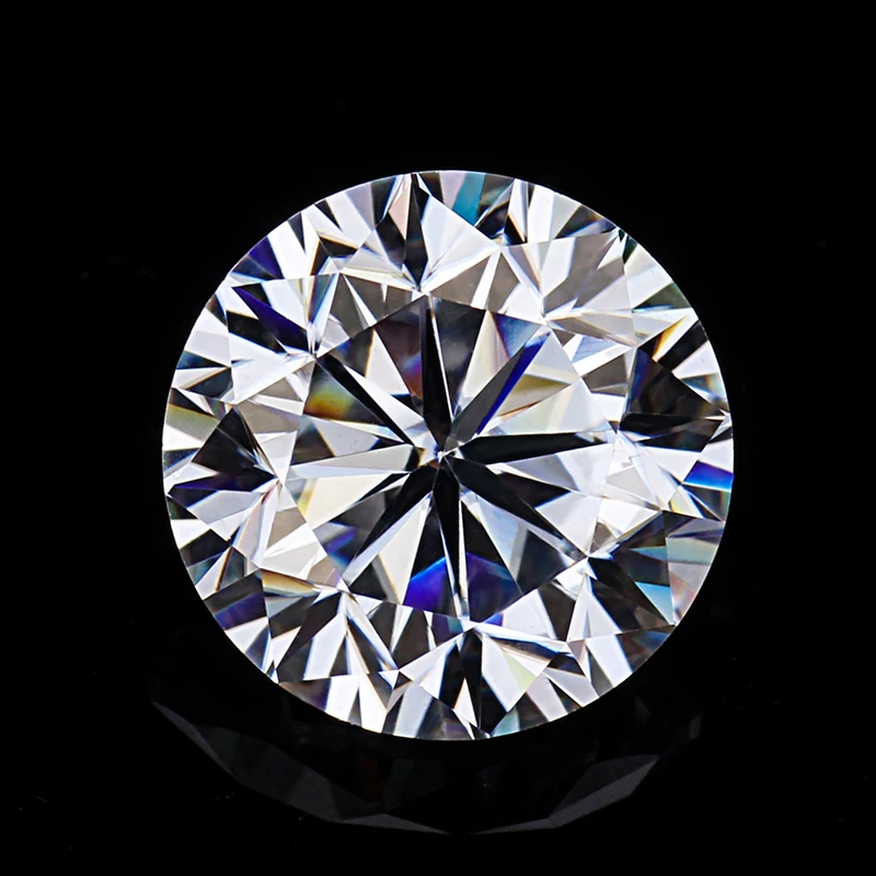 Круглые бриллиантовые огранки 1.0ct карат 6 5 мм EF цветные моиссаниты Свободный