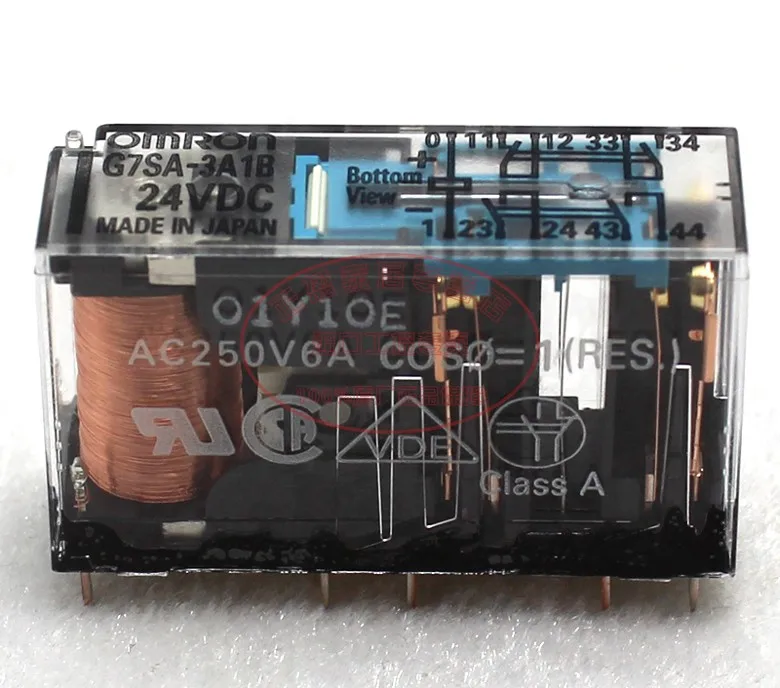 Nissan подлинный Omron маленький реле безопасности G7SA-3A1B DC24V
