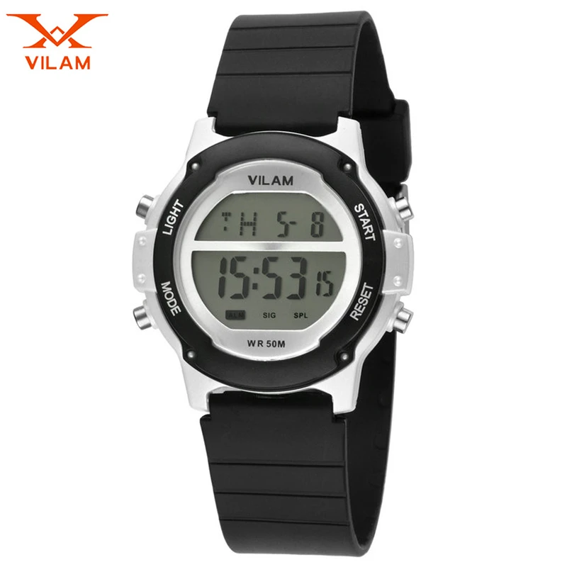 

2016 VILAM New Popular Cartoon Children Watch LED Digital Watch Kids Cute Watches For Boy Girl Casual Digit Sports Watches