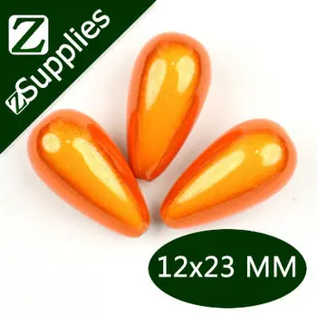 

Hot Sale Orange Color Miracle Acrylic Beads, 12*23 MM Perle Magique Wholesale