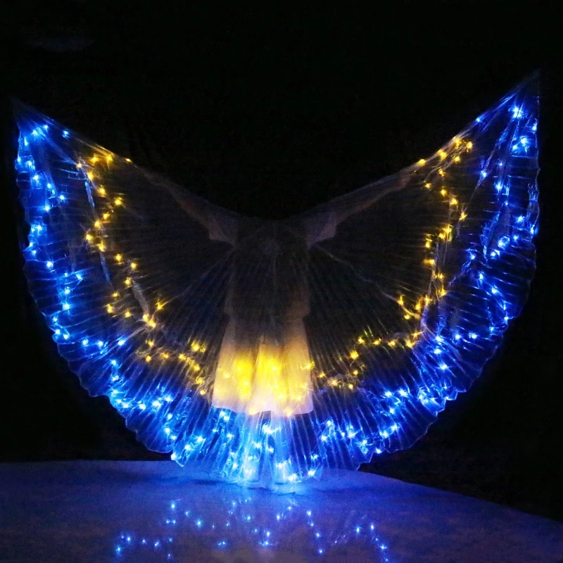  Women Belly dance LED Wings Colorful LED ISIS Wings Adult bellydance Professional Accessory Belly D - 33010241398