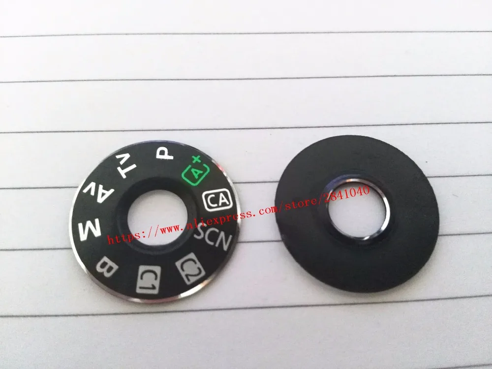 

NEW Function Dial Model Button Label for Canon 6D Top Function Digital Camera Repair Part