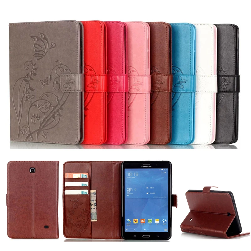 Для Tab 4 7 0 T230 Pu кожаный чехол Подставка для планшета Samsung Galaxy T231 T235 Fundas Coque