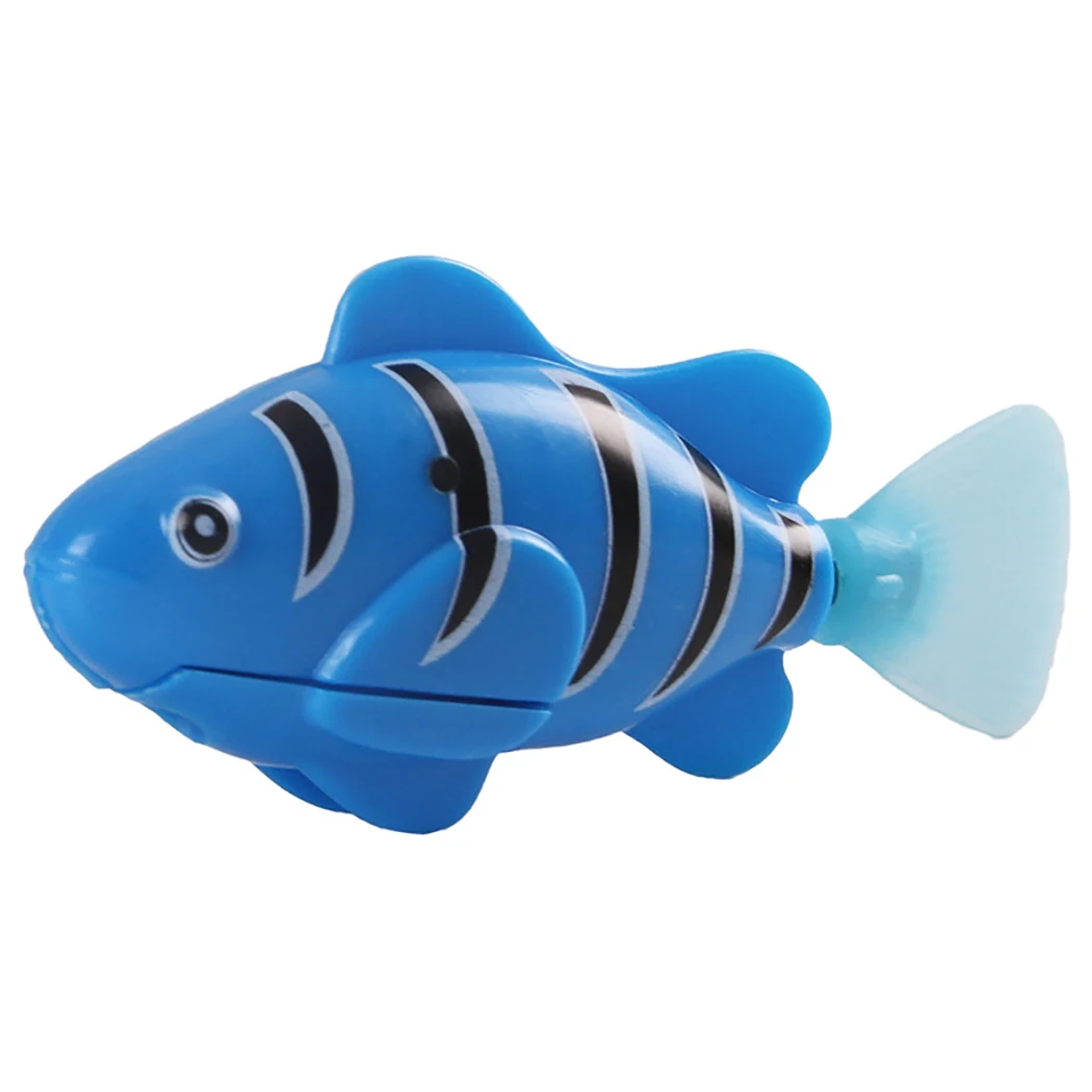 Kapmore игрушечная кошачья активируемый водой Светодиодный рыбой игрушка с водных сорняков и отвертка для взаимодействия, поставки дропшиппинг - Цвет: Черный