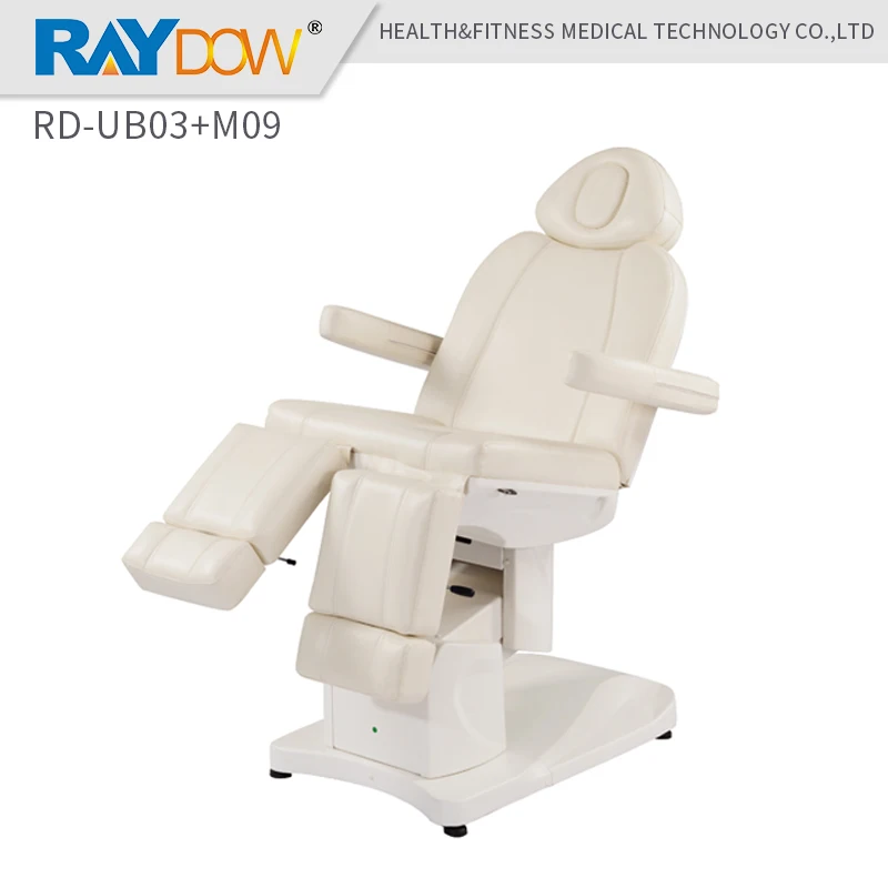 RD UB03+M09 Raydow elctronical operation chair portable white leather