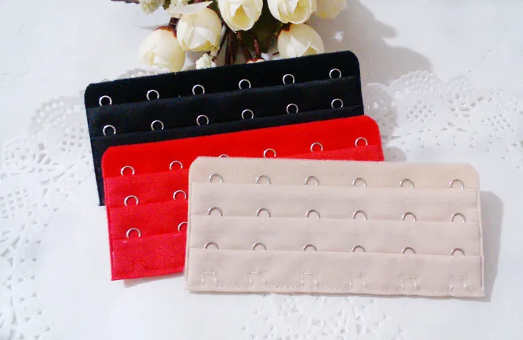 

PJ 2016 women bra colorful brassiere 3 Rows 6 Hooks Bra Clasp Strap Sewing Notion Tools Intimates Accessories