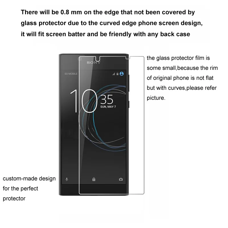 Защитное стекло для Sony Xperia L1 XZ XZ1 XA1 XA2 X Ultra Plus Compact Soni Tremp защита экрана закаленное