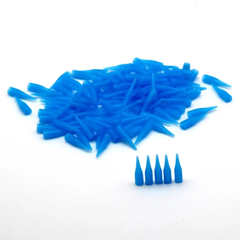 

100Pcs 1RL Needle Tips Disposable Permanent Makeup Needle Nozzle Caps For Eyebrow Lips Tattoo Machine