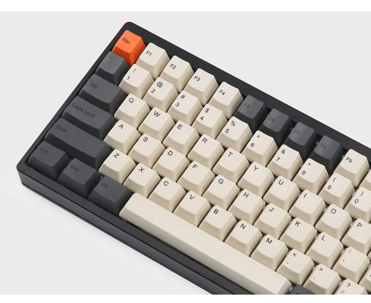 УГЛЕРОДНЫЙ краситель-sub keycaps OEM Профиль поддержка ISO макет для KBD75 механическая клавиатура