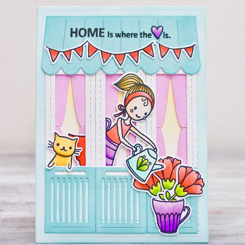 

Perfect Home House Set Metal Cutting Dies Stencil for DIY Scrapbooking Embossing Paper Cards Decorative Craft Diecuts New 2018