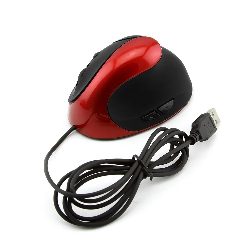 Мышь Вертикальная Проводная эргономичная 1600DPI USB 6D|Мыши| |