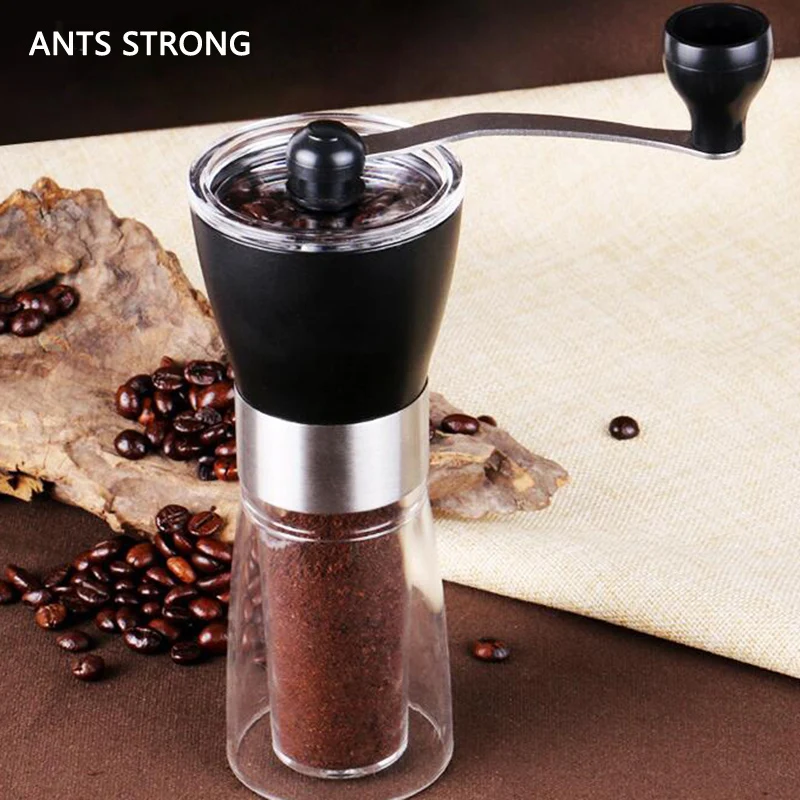 ANTS STRONG Manual hand mini coffee grinder/portable manual coffee bean