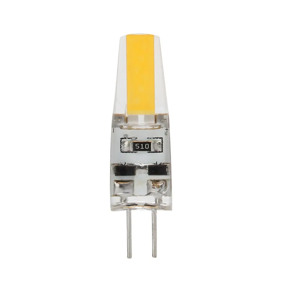 10 шт./лот Светодиодная лампа G4 AC DC 12V 220V 6W COB мини G9 угол луча 360 заменить галогенные
