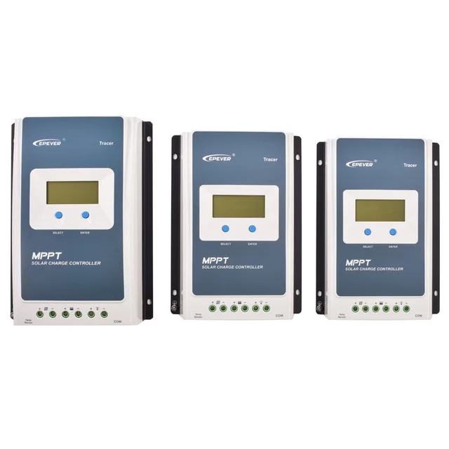 EPever MPPT 40A/30A/20A/10A контроллер солнечной заряда черный свет ЖК солнечный регулятор